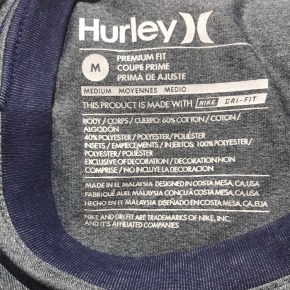 Hurley Jersey Tee - Picture 3 of 3